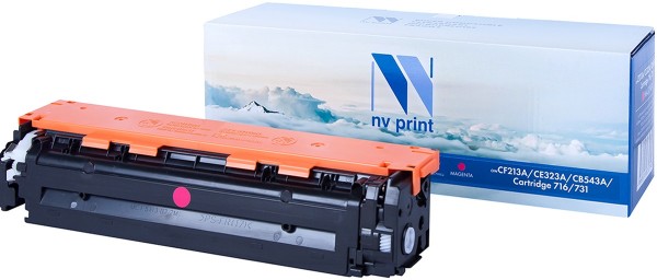 Картридж NV Print CF213A/ CE323A/ CB543A/ Canon 716/ 731 Magenta для принтеров HP LaserJet Color Pro M251n/ M251nw/ M276n/ M276nw/ CP1525n/ CP1525nw/ CM1415fn/ CM1415fnw/ CP1215/ CM1312/ CM1312nfi/ CP1215/ Canon i-SENSYS LBP5050/ LBP5050n/ MF8030Cn/ MF804