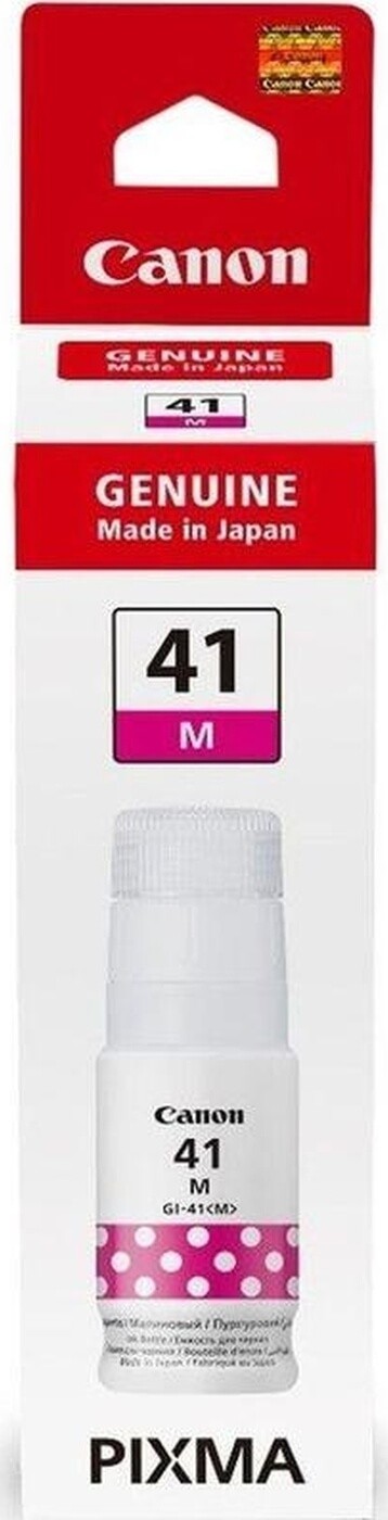Чернила Canon GI-41M 4544C001 оригинальные для принтеров Canon Pixma G1420/ G2420/ G3420/ G2460/ G3460, пурпурный, 70 мл