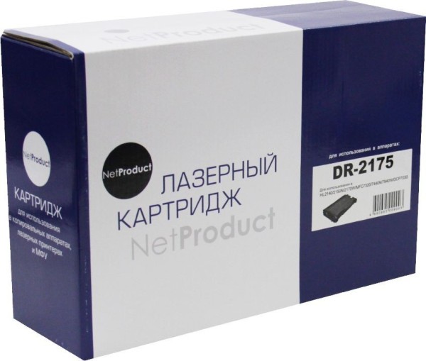 Драм-юнит NetProduct (N-DR-2175) для Brother HL-2140/ 2150/ 2170/ 7030/ 7040, 12K