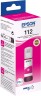 Чернила Epson C13T06C34A (112 Magenta) оригинальные для Epson EcoTank L11160/ L15150/ L15160/ L15180/ L6490/ L6550/ L6580, пурпурный, 70мл