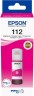 Чернила Epson C13T06C34A (112 Magenta) оригинальные для Epson EcoTank L11160/ L15150/ L15160/ L15180/ L6490/ L6550/ L6580, пурпурный, 70мл