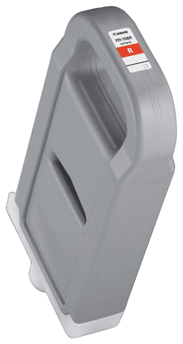 Картридж оригинальный Canon PFI-706R 6687B001 для принтера Canon imagePROGRAF iPF8300/ iPF8300S/ iPF8400/ iPF9400/ iPF9400S, красный, 700 мл