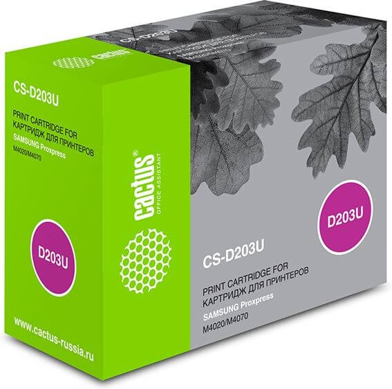 Картридж Cactus D203U (CS-D203U) для принтеров Samsung ProXpress M4020/ M4070 черный 15000 страниц