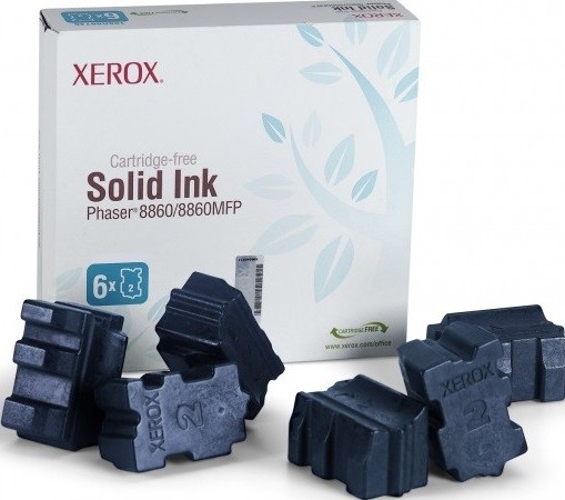 Картридж Xerox 108R00817 для Xerox Phaser 8860 blue оригинальный увеличенный (2300 страниц)