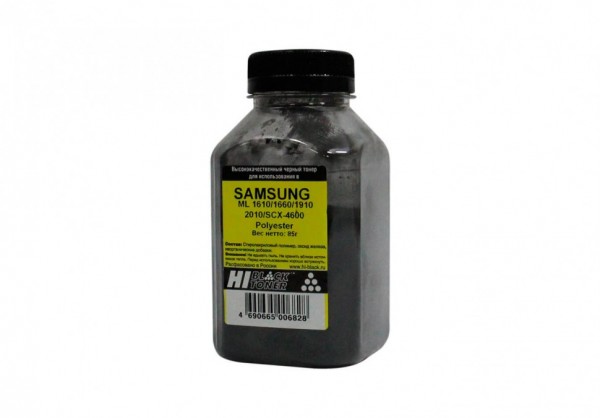 Тонер Hi-Black для Samsung ML-1610/ 1660/ 1910/ 2010/ SCX-4600, Polyester, Black, 85 г, банка