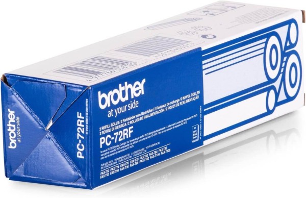 Термопленка Brother PC-72RF (PC72RF) оригинальная для Brother FAX-555/ 560/ 567/ 630/ 645/ 685/ 727/ 737/ T102/ T104/ T106/ T72/ T74/ T76/ T78/ T82/ T84/ T86/ T92/ T94/ T96/ T98, 2*144 стр.