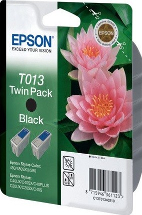 Картридж T013 Epson ST COL 480/С20/40 черный (двойной)