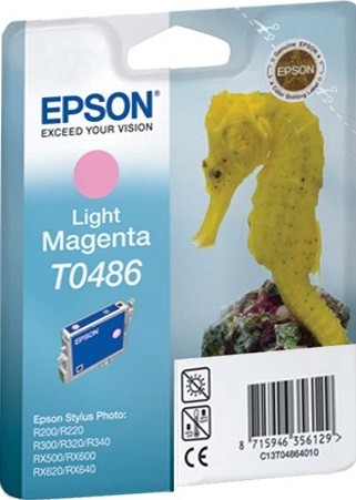 C13T04864010 Картридж Epson T0486 для St.R200/300/RX500/600/620 (светло-красный) (cons ink)