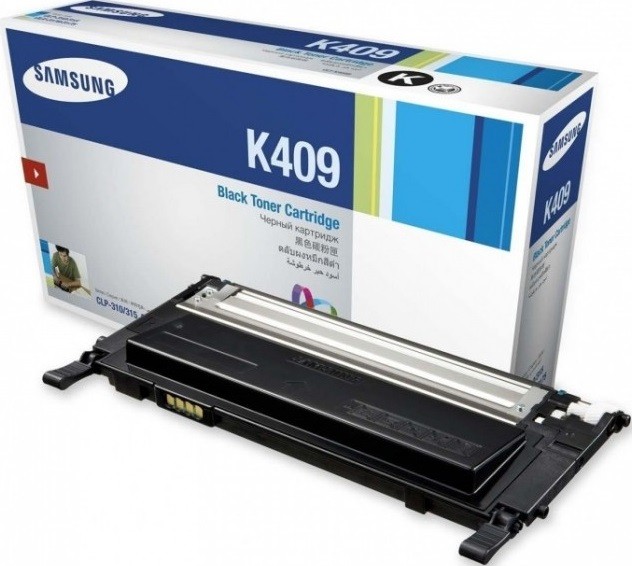 Картридж Samsung CLT-K409S (SU140A) оригинальный для принтера Samsung CLP-310/ CLP-315, CLX-3170/ CLX-3175, черный,(1500 стр.)