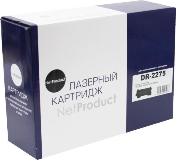 Драм-юнит NetProduct (N-DR-2275) для Brother HL-2240/ 2250/ 7057/ 7060, 12K