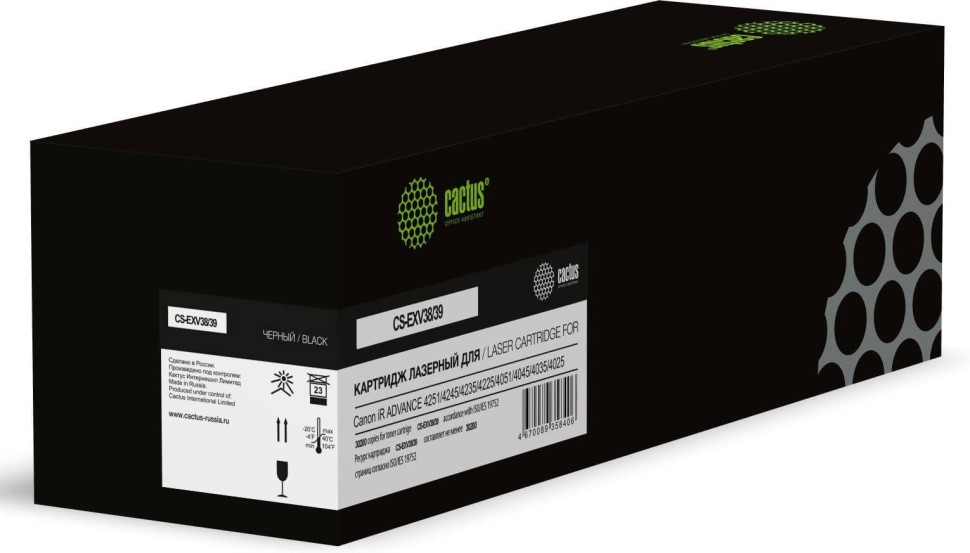 Картридж Cactus C-EXV38/39 (CS-EXV38/39) для Canon imageRUNNER Advance 4251/ 4245/ 4235/ 4225/ 4051/ 4045/ 4035/ 4025, чёрный, 30200 стр.