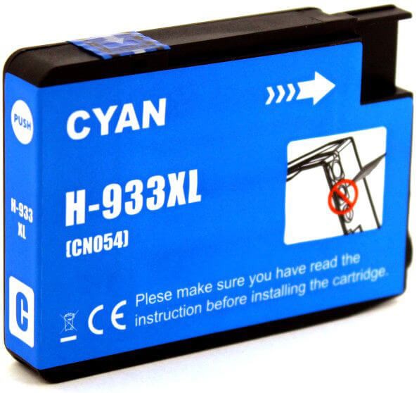 Картридж NV Print №933XLC (NV-CN054AE) Cyan для HP OfficeJet 6100/ 6600/ 6700/ 7110/ 7510/ 7610/ 7612, голубой, увеличенный, 825 стр.