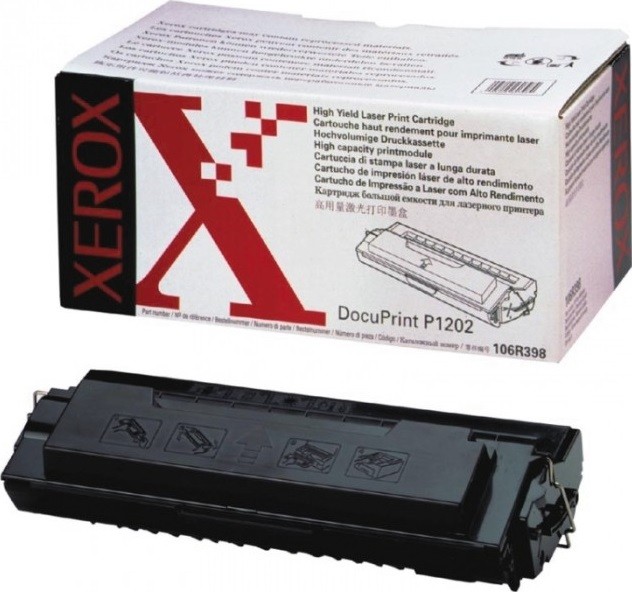 Картридж Xerox 106R00398 для Xerox print-cart P1202 black оригинальный увеличенный (6000 страниц)