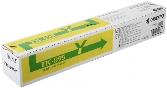 TK-895Y (1T02K0ANL0) оригинальный картридж Kyocera для принтера Kyocera FS-C8020MFP/ FS-C8025MFP yellow, 6000 страниц