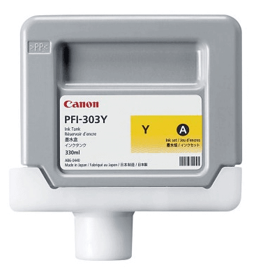 Картридж оригинальный Canon PFI-303Y 2961B001 для принтера Canon iPF815/ 825, желтый, 330 мл
