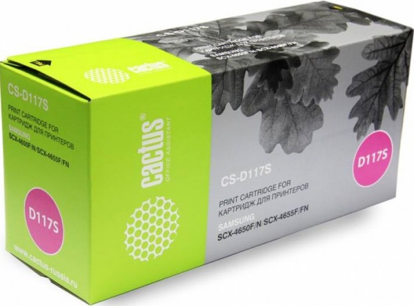 MLT-D117S Картридж Cactus CS-D117S для принтеров Samsung SCX-4650/4655, черный (2 500 стр.)