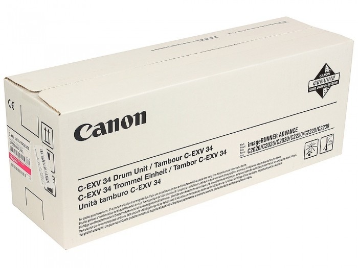 Canon 3788B003AA Барабан C-EXV34 пурпурный для Canon iR ADV C2220L/C2220i/C2225i (43000 стр.) C2230i (61000 стр.)