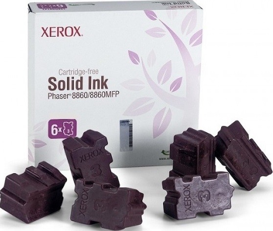 Картридж Xerox 108R00818 для Xerox Phaser 8860 purple оригинальный увеличенный (2300 страниц)