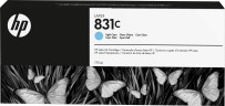 Картридж HP №831C (CZ698A) оригинальный для принтера HP Latex 110/ 310/ 315/ 330/ 335/ 360/ 365/ 370/ 375/ 560/ 570, светло-голубой, 775мл