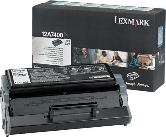 12A7400 оригинальный картридж Lexmark для принтера Lexmark E321/E323 Return Program, black, 3000 страниц