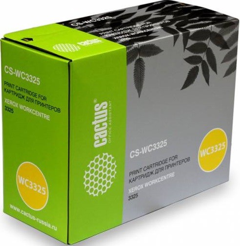 106R02312 Картридж Cactus CS-WC3325 для принтеров Xerox WorkCentre 3325 черный (11 000 стр.)