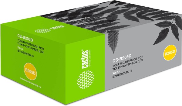 Картридж Cactus 106R04349 (CS-B205D) для Xerox B205/ B210/ B215, двойная упаковка, 2*3000 стр.