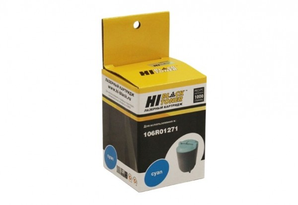 Картридж Hi-Black (HB-106R01271) для Xerox Phaser 6110, C, 1K