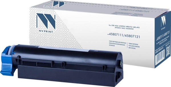 Картридж NVP совместимый NV-45807111/45807121 для OKI B432dn/B512dn/MB492dn/MB562dnw (12000k)