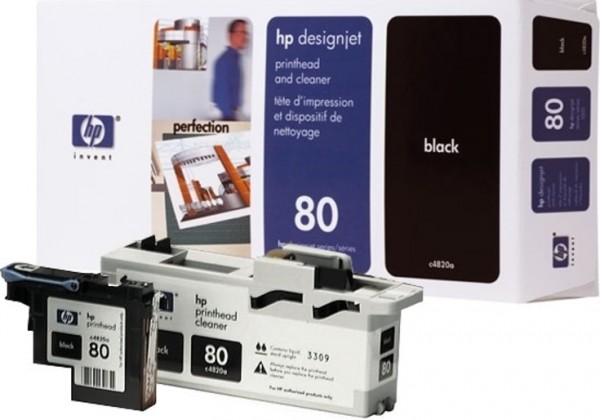 Картридж HP DsgJ 1000 /HP color printer 1700/ Bisness inkjet 2200/2250/2230/2280/2600/ Des Jet 100/120ps/psn/DnJ 1050c/1050c plus/1055CM/CM Plus (C4820A) головка черная №80  0120219    