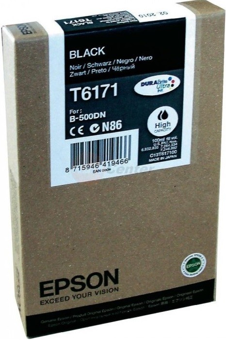 C13T617100 Картридж Epson для B-510DN, Black