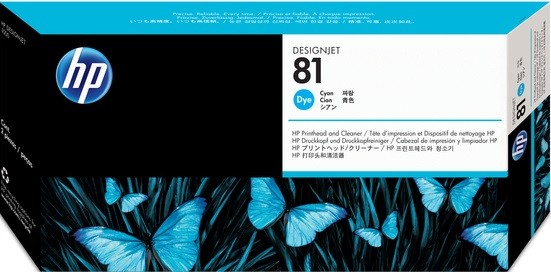 Картридж HP DJ 5000 (C4951A) синяя головка №81