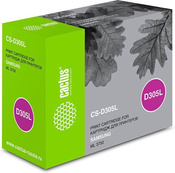 Картридж Cactus D305L (CS-D305L) для принтеров Samsung ML 3750 черный 15000 страниц