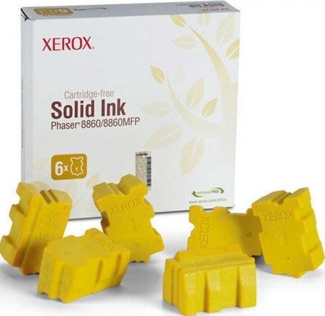 Картридж Xerox 108R00819 для Xerox Phaser 8860 yellow оригинальный увеличенный (2300 страниц)