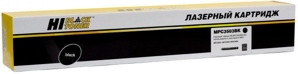 Тонер-картридж Hi-Black (HB-Type MPC3503BK) для Ricoh Aficio MP C3003/ C3004/ C3503, Bk, 15K