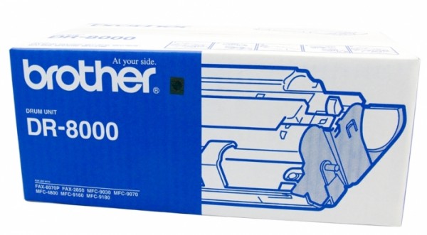 Фотобарабан Brother DR-8000 (DR8000) оригинальный для Brother MFC-4800/ MFC-9030/ MFC-9070/ MFC-9160/ MFC-9180/ FAX-2850/ FAX-8070P black (10 000 стр.)