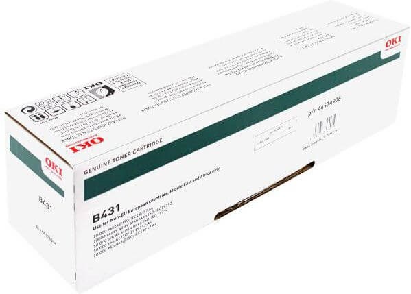Картридж OKI (44574906/ 44574902) оригинальный для принтера OKI B431/ MB491, black, 10000 стр.
