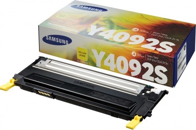 Картридж Samsung CLT-Y409S для принтеров Samsung CLP-310/ 315/ CLX-3170/ 3175 желтый, оригинальный (1000 стр.)