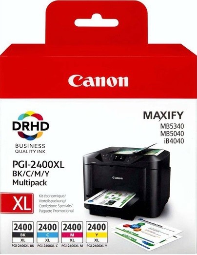 9257B004 Canon PGI-2400XL Набор картриджей черный / голубой / пурпурный / желтый