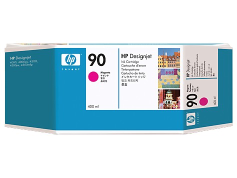 Картриджи оригинальные HP 90 (C5084A) для DJ 4000, пурпурный, упак. 3 шт.