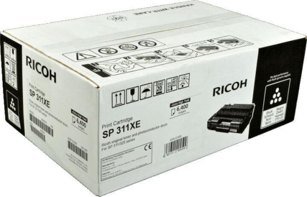 Картридж Ricoh SP 311UHE (821242) оригинальный для Ricoh Aficio SP 311DN/ 311DNw/ 311SFN/ 311SFNw, чёрный, увеличенный, 6400 страниц
