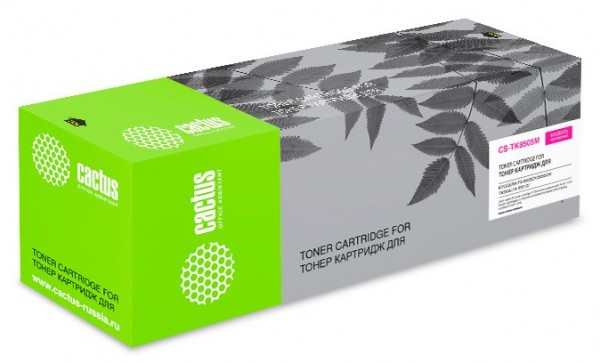 Картридж лазерный Cactus TK-8505M (CS-TK8505M) для Kyocera FS-4500CN/5550CN/TASKalfa 4551ci, пурпурный, 20000стр.