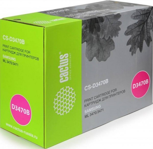 Картридж Cactus D3470B (CS-D3470B) для принтеров Samsung ML-3470/ 3471 черный 10000 страниц