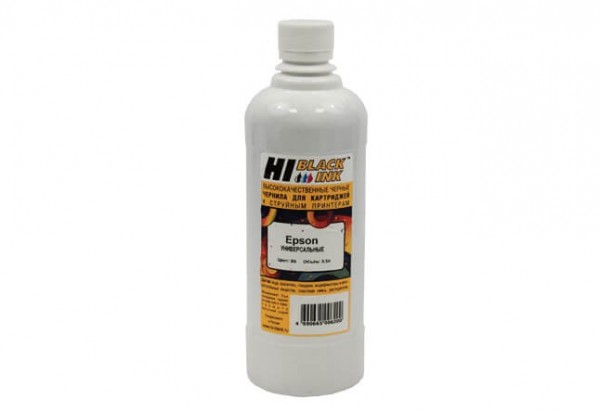 Чернила Hi-Black Универсальные для Epson, Black, 0,5 л.
