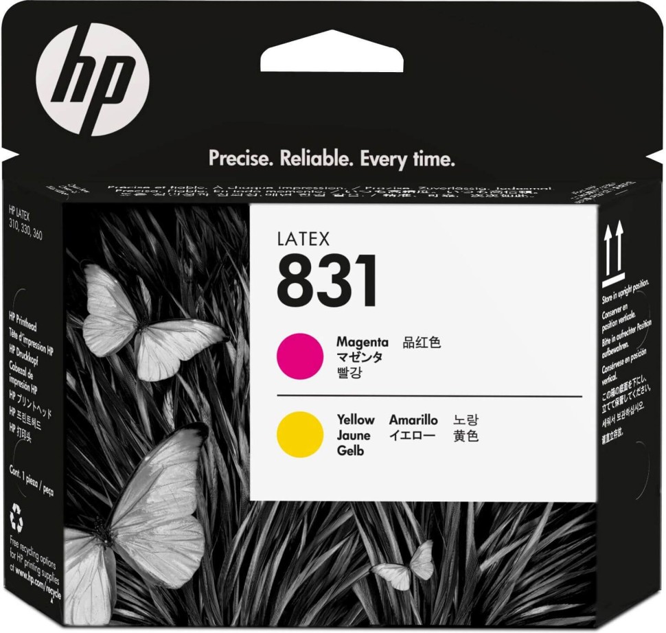 Печатающая головка HP №831 (CZ678A) Printhead оригинальная для принтера HP Latex 110/ 310/ 315/ 330/ 335/ 360/ 365/ 370/ 375/ 560/ 570, жёлтый / пурпурный