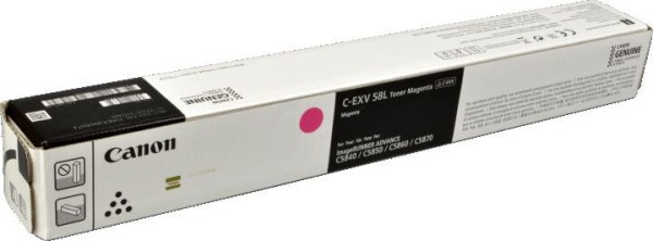 Картридж Canon C-EXV58LM 3768C002 оригинальный для Canon imageRUNNER ADVANCE C5840/ C5850/ C5860/ C5870, пурпурный, 26000 стр.
