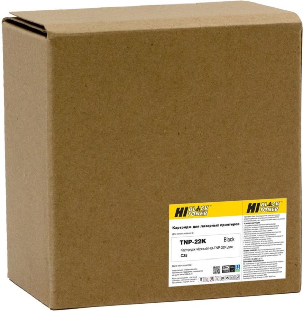 Тонер-картридж Hi-Black (HB-TNP-22K) для Konica-Minolta bizhub C35/ C35P, Black, 6К