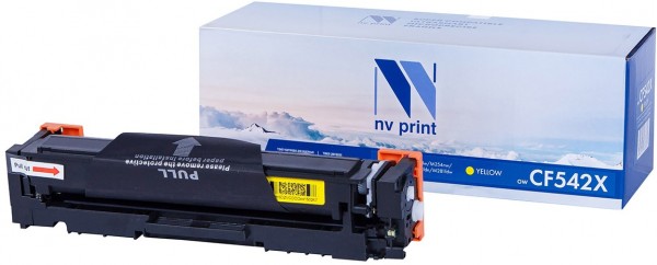 Картридж NVP совместимый NV-CF542X Yellow для Color LaserJet Pro M254dw/M254nw/MFP M280nw/M281fdn/M281fdw (2500k)