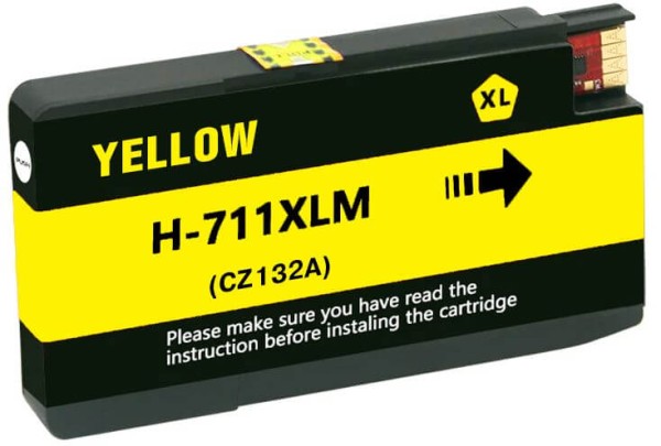 Картридж NV Print №711 (NV-CZ132A) Yellow для HP Designjet T120/ T125/ T130/ T520/ T525/ T1530, жёлтый, 29 мл