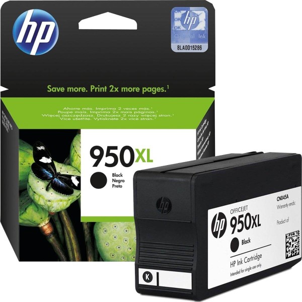 Картридж HP №950XL (CN045AE) Black оригинальный для HP Officejet Pro 8100/ 8600, чёрный, 2300 стр.