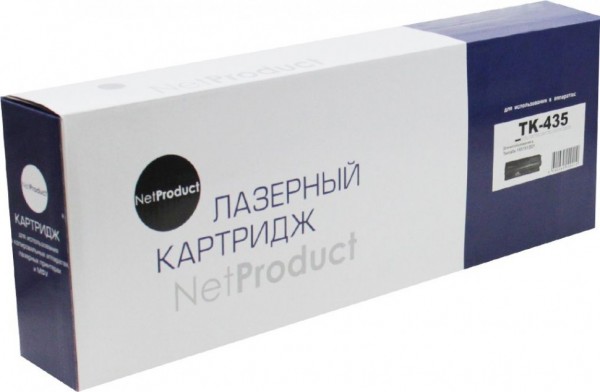 Тонер-картридж NetProduct (N-TK-435) для Kyocera TASKalfa180/ 181/ 220/ 221, 15K